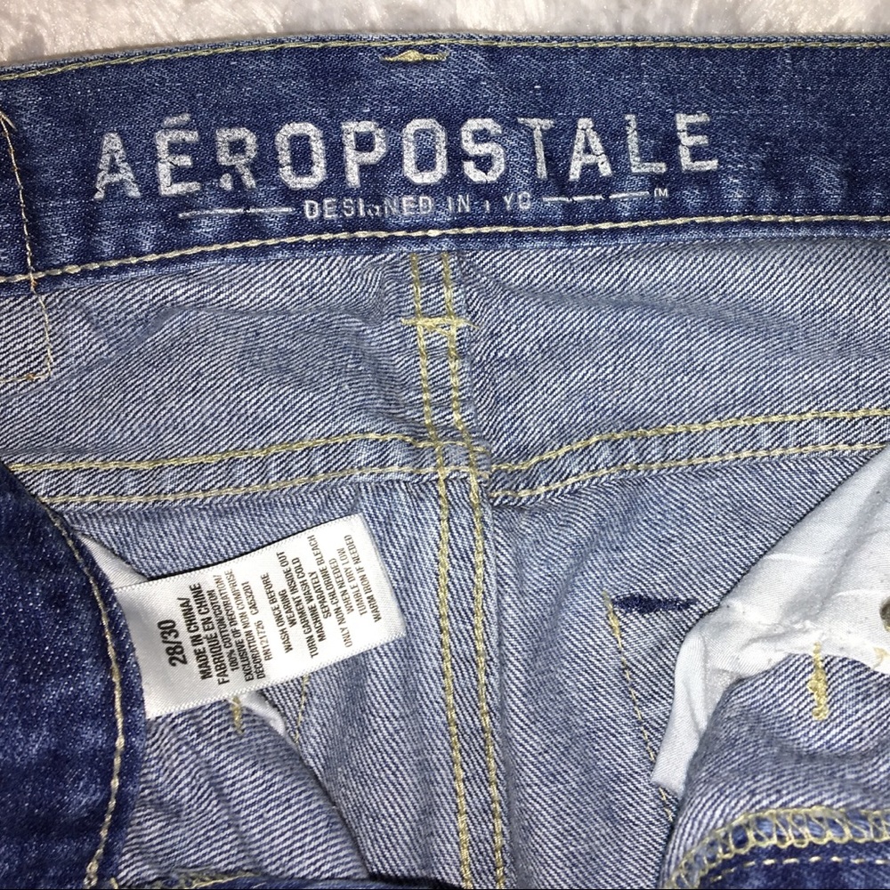 Aeropostale 28 W, 30 L Boyfriend Jeans Ankle Fit